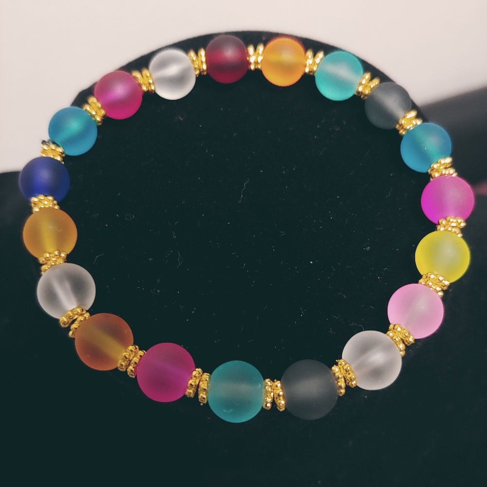 Transparent Frosted Bracelet